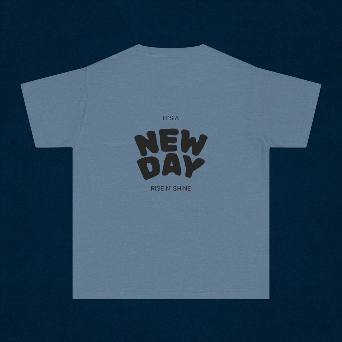 Youth Tee — "It's a New Day" Positive Graphic T-Shirt