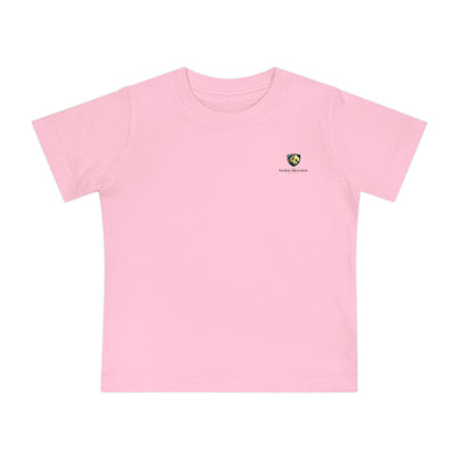 Baby T-Shirt — Yellow Mini Logo Tee (Cute Casual Infant Top)