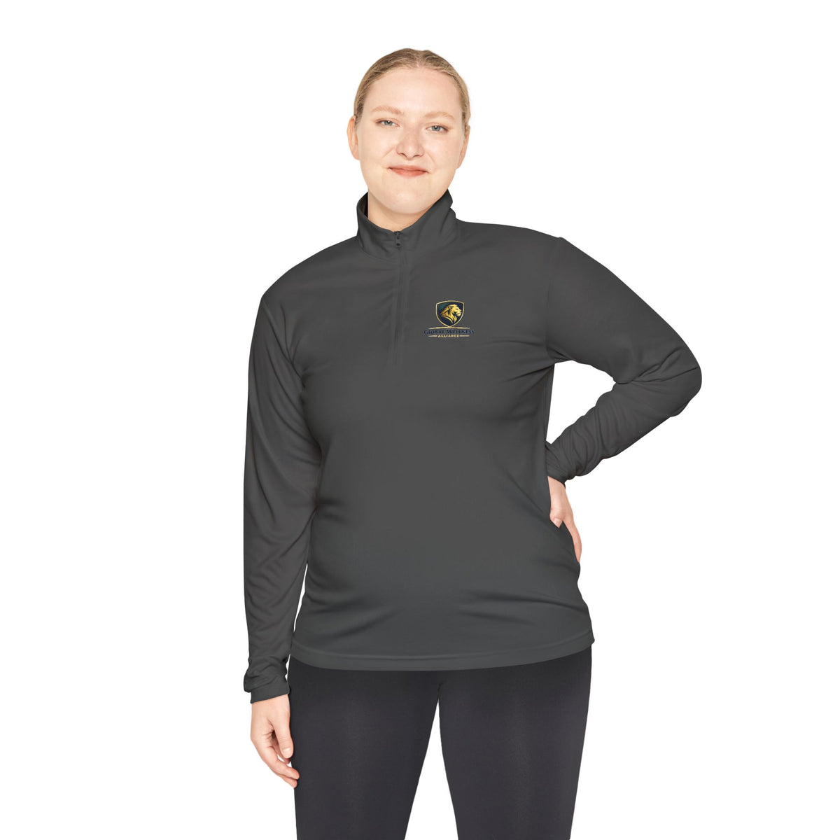Quarter-Zip Pullover - Small Crest Logo Pullover