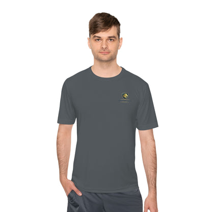 'To More' Moisture-Wicking Tee — Casual Graphic Athletic Shirt