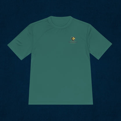 'To More' Moisture-Wicking Tee — Casual Graphic Athletic Shirt