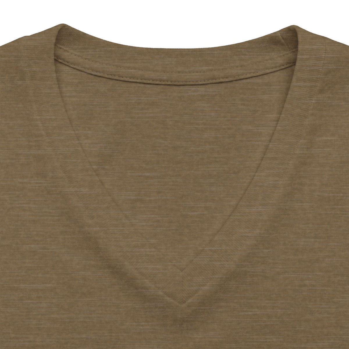 Women's V-Neck Tee — Small Chest Crest Graphic