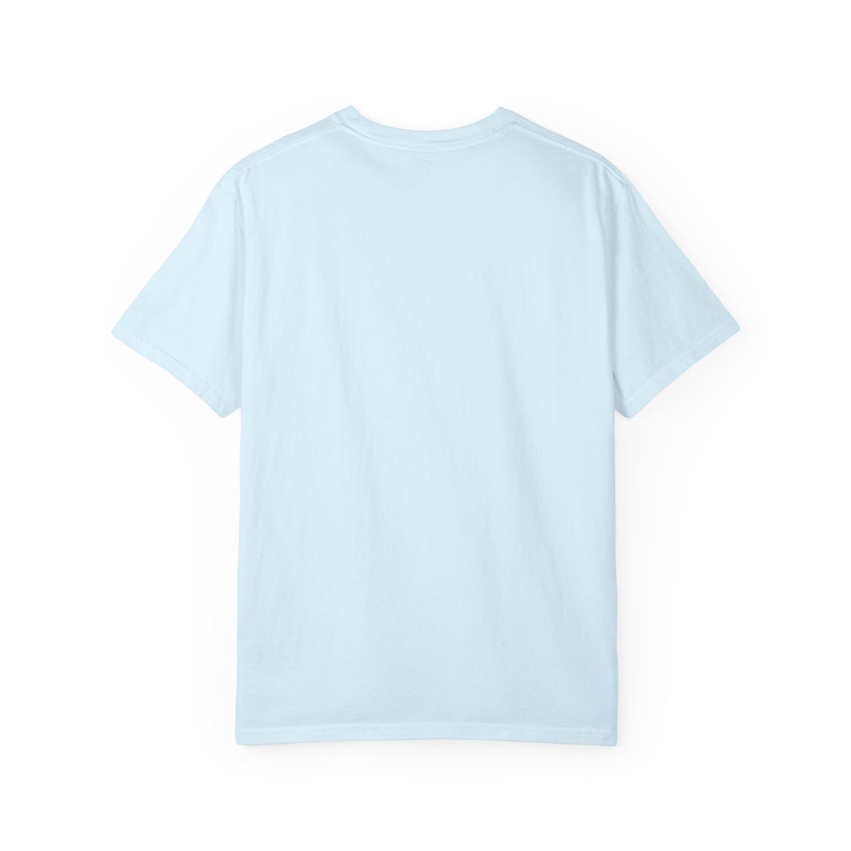 Minimal Cream T‑Shirt with Small Shield Logo — Casual Everyday Tee