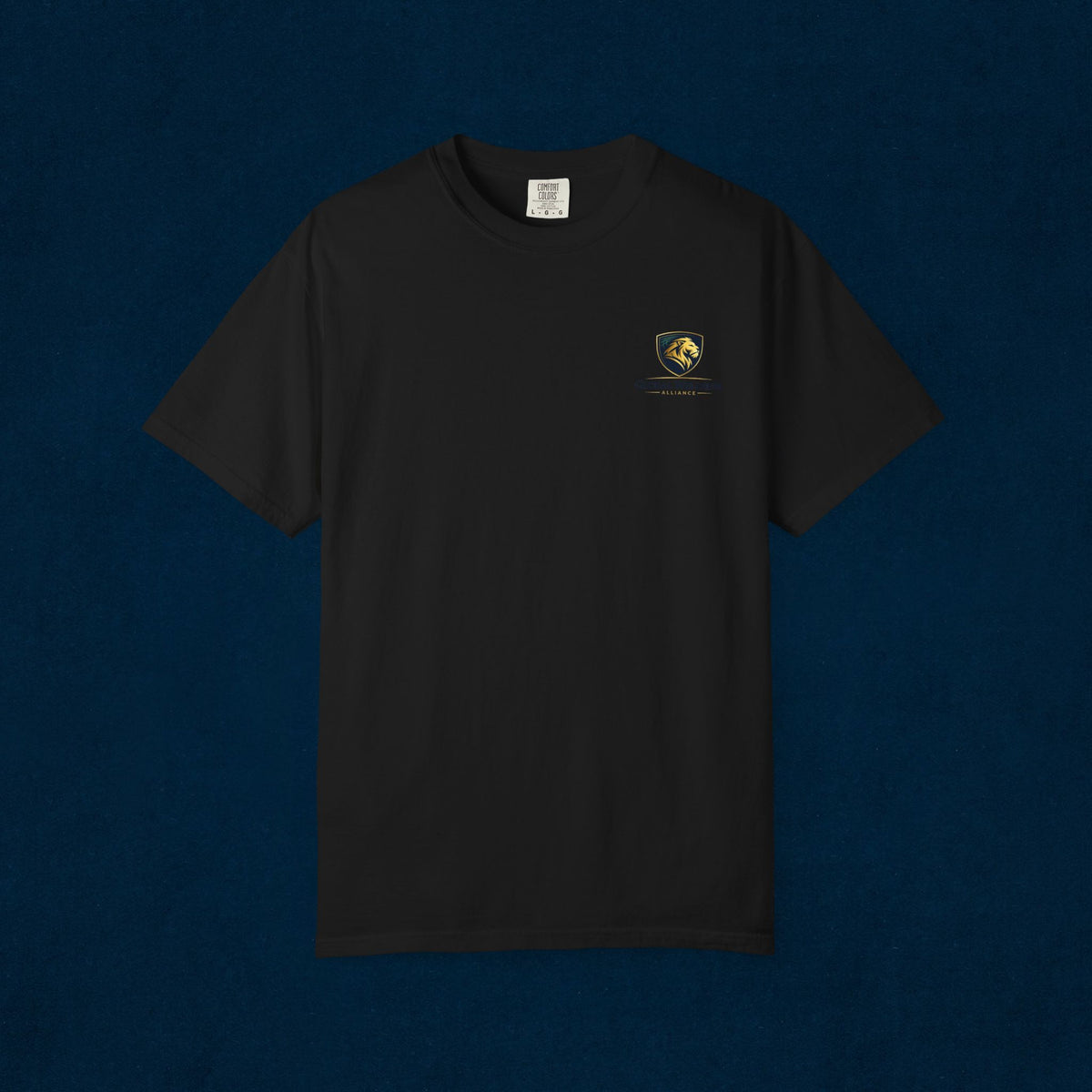 Vintage Crest T-Shirt — Gentle Waves Club Chest Logo