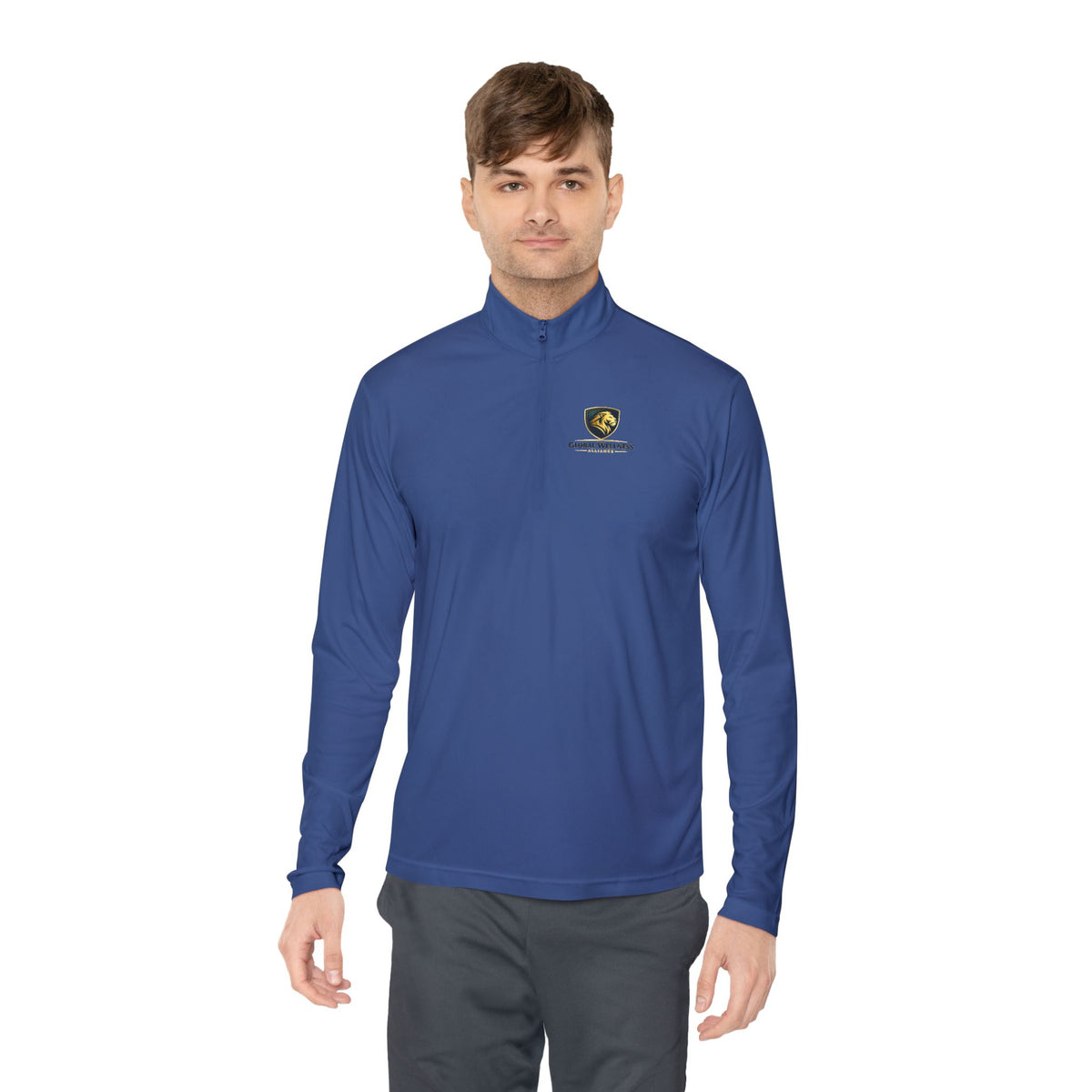 Quarter-Zip Pullover - Small Crest Logo Pullover