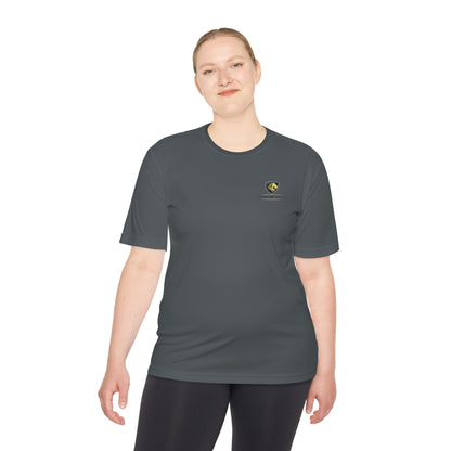 'To More' Moisture-Wicking Tee — Casual Graphic Athletic Shirt