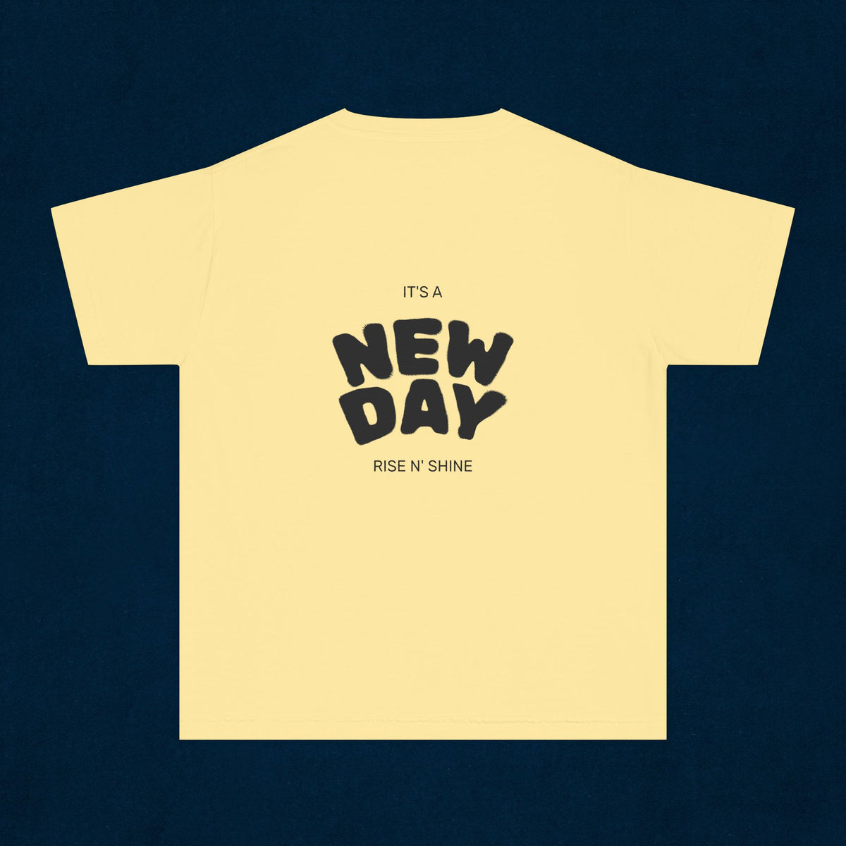 Youth Tee — "It's a New Day" Positive Graphic T-Shirt