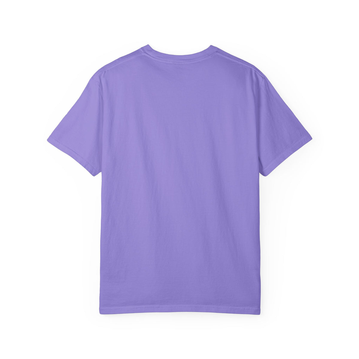 Minimal Cream T‑Shirt with Small Shield Logo — Casual Everyday Tee