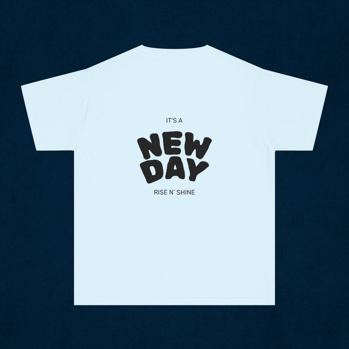 Youth Tee — "It's a New Day" Positive Graphic T-Shirt