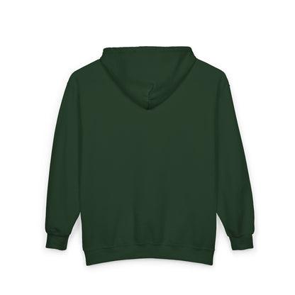 Full-Zip Hooded Sweatshirt — Classic Shield Logo "Golden Wolves"