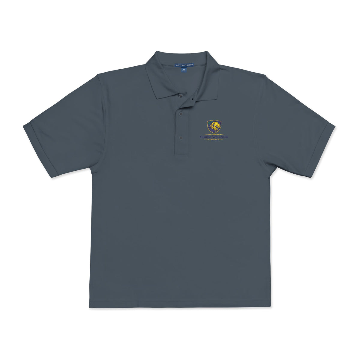 Embroidered Lion Crest Polo Shirt