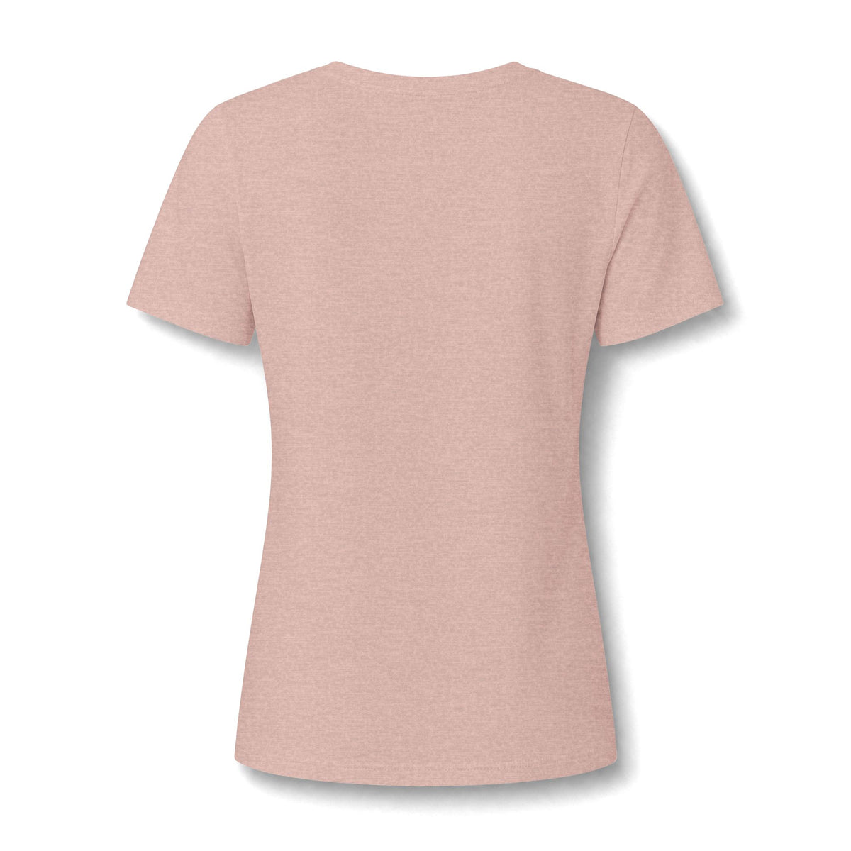 Women's V-Neck Tee — Small Chest Crest Graphic