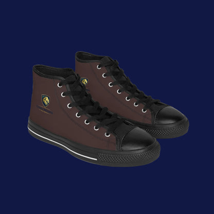 Classic High-Top Sneakers — Global Wellness Alliance Logo
