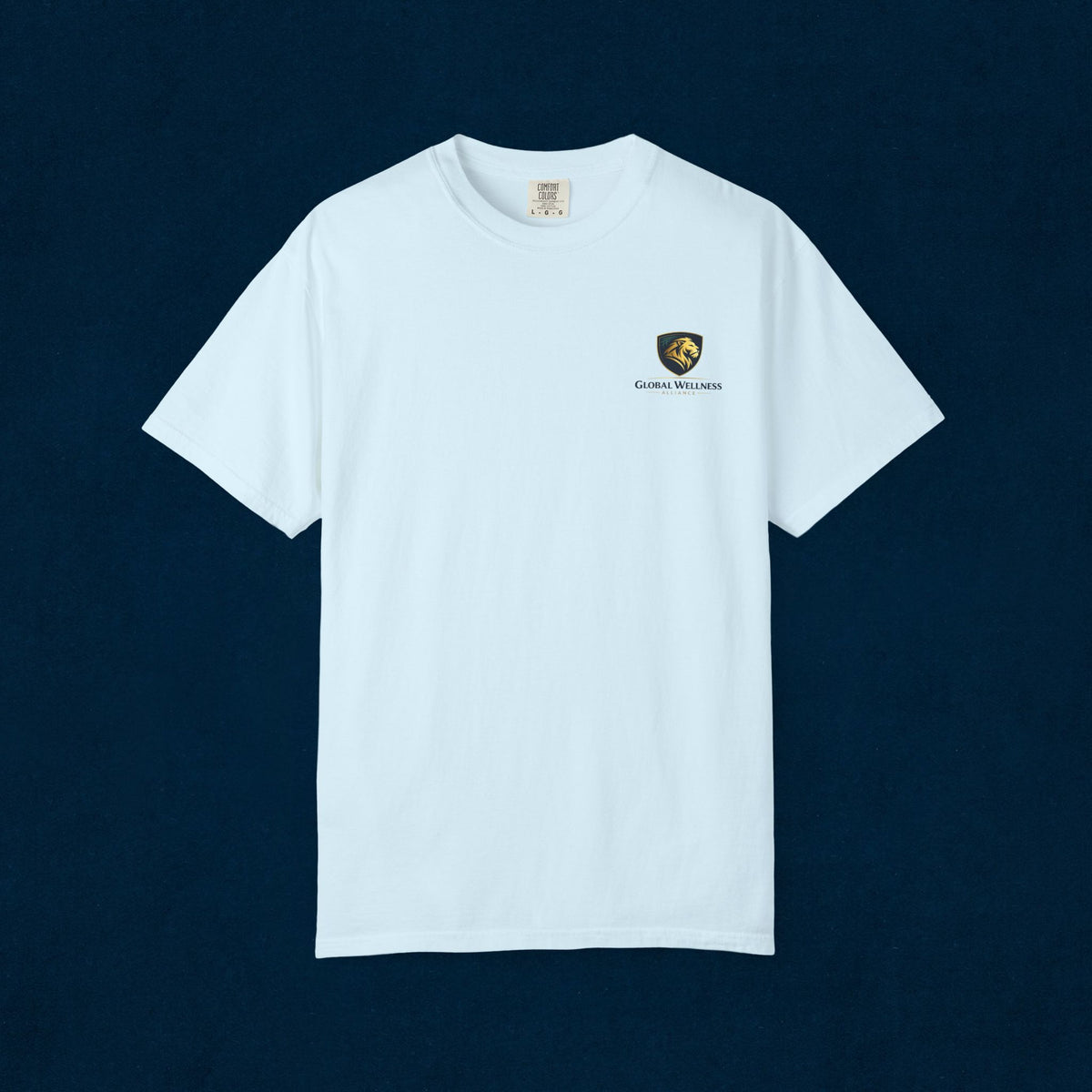 Vintage Crest T-Shirt — Gentle Waves Club Chest Logo