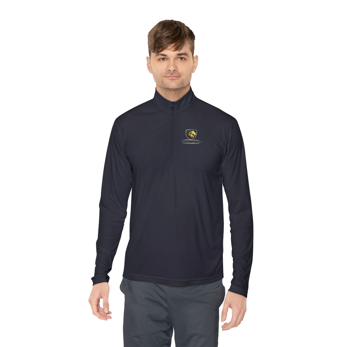 Quarter-Zip Pullover - Small Crest Logo Pullover