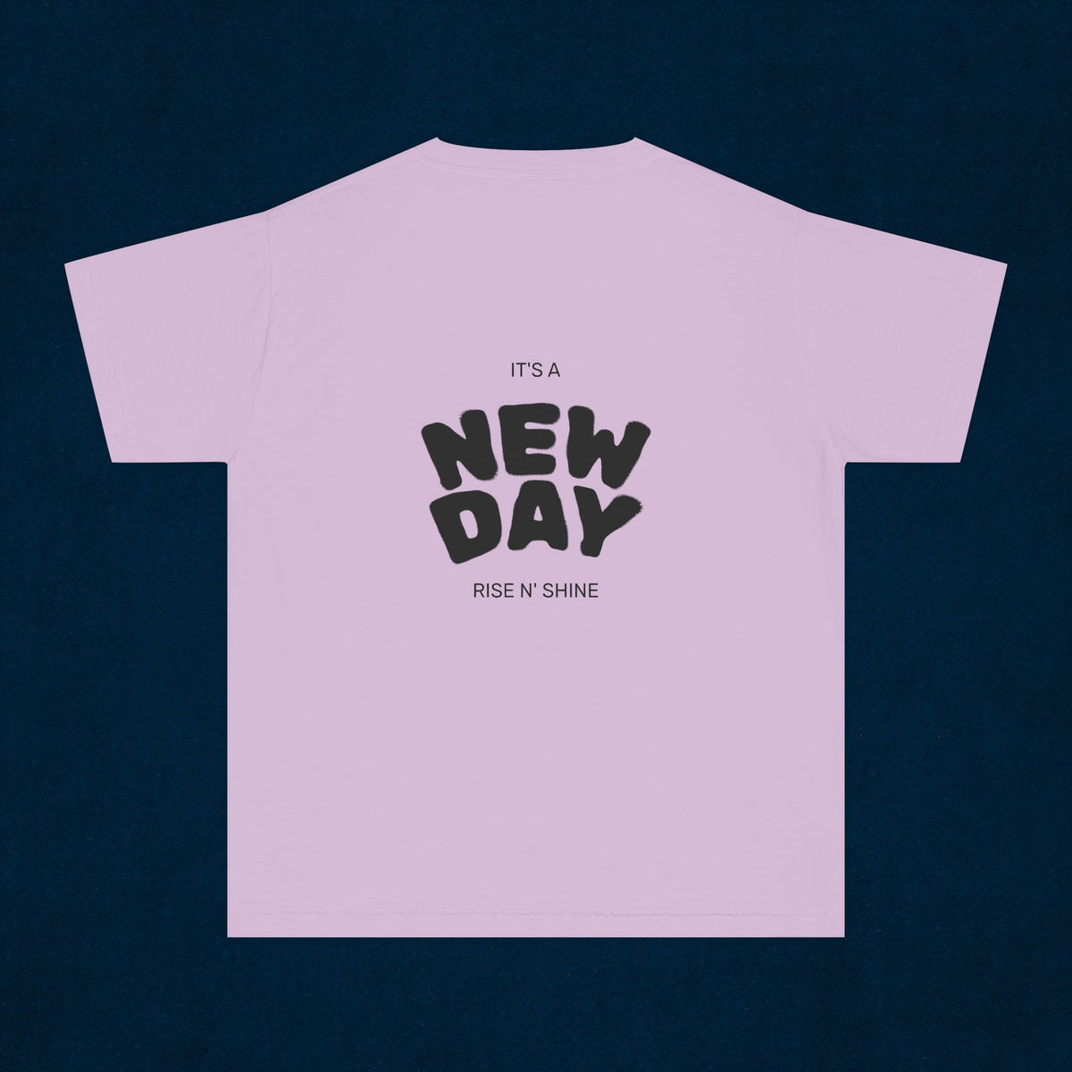 Youth Tee — "It's a New Day" Positive Graphic T-Shirt