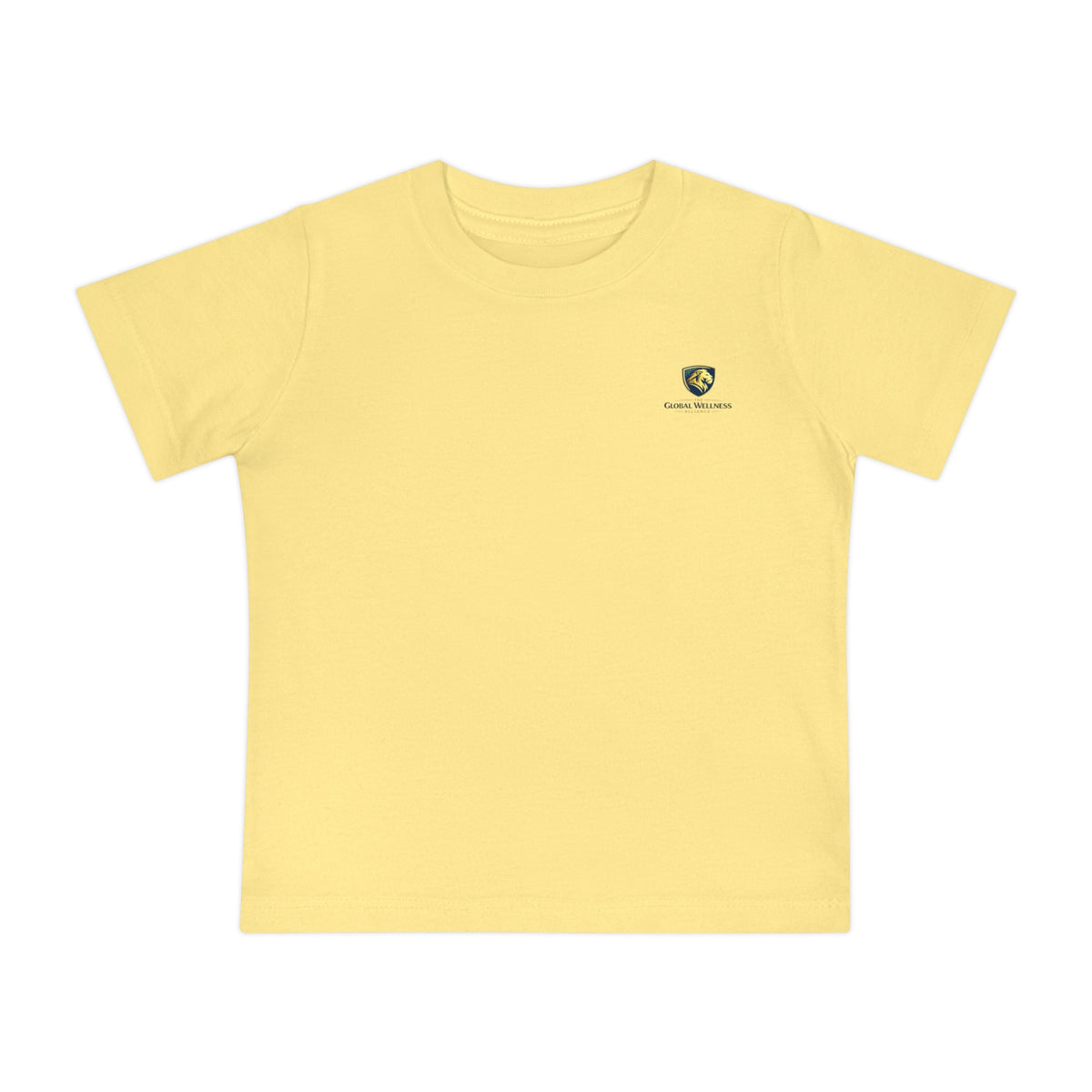 Baby T-Shirt — Yellow Mini Logo Tee (Cute Casual Infant Top)